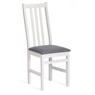 Стул SWEDEN (комплект) [NEW, Многослойный березовый шпон, 41х40х99 см, white/велюр темно-серый]